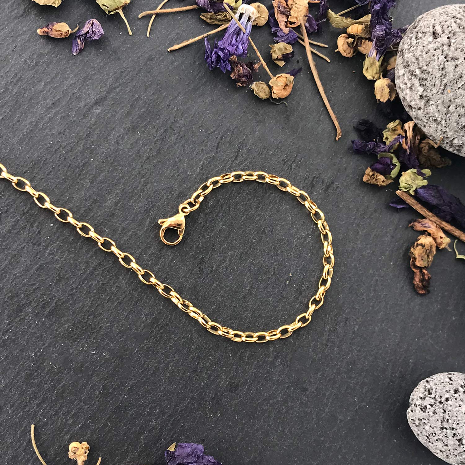 Morella Collana Donna 70 cm Acciaio Inossidabile Oro per Coins Moneta amuleto Ciondolo Rotondo 33 mm per Coins in Sacchetto di Velluto