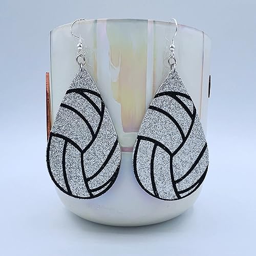 Miniatura 2 de Joyería de Softbol - Pendientes de voleibol - Béisbol, Pendientes de baloncesto - Pendientes de fútbol para mamá