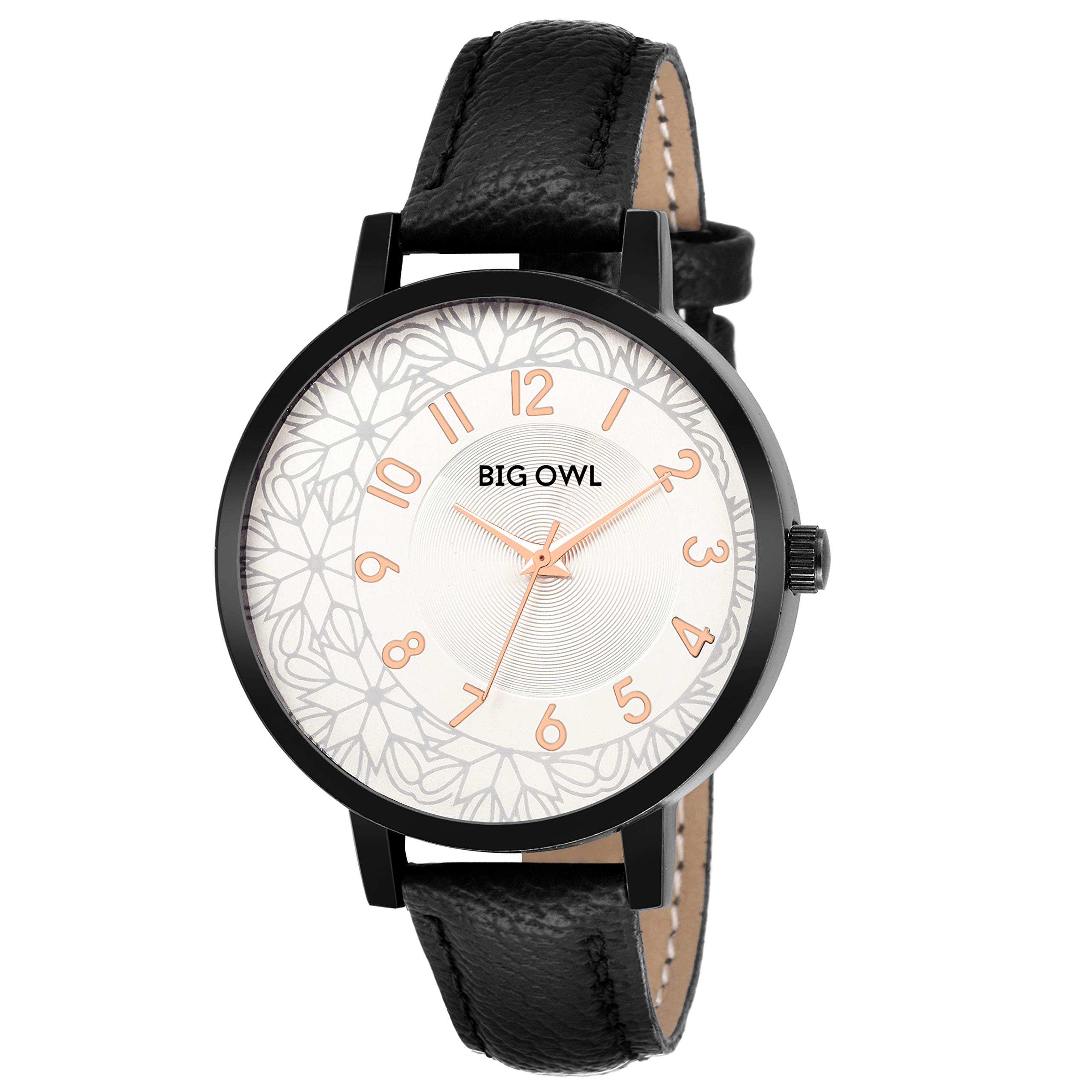 BIGOWL Analogue Black Strap Wrist Watch for Women and Girls (B07GY46ZYH) Amazon Price History, Amazon Price Tracker