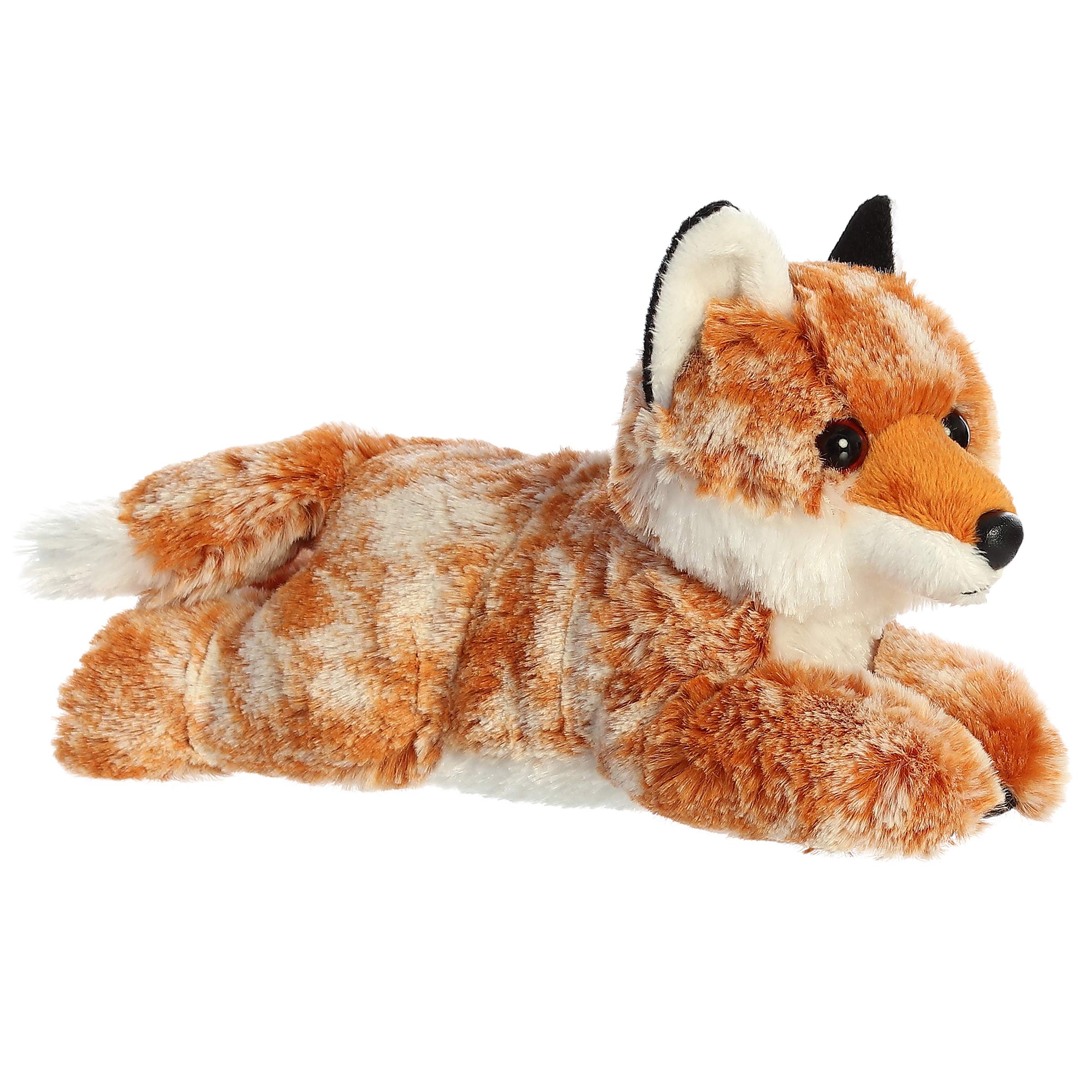 AuroraAdorable Mini Flopsie™ Autumn Fox™ Stuffed Animal - Playful Ease - Timeless Companions - Orange 8 Inches