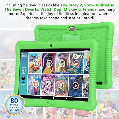 Miniatura 2 de Contixo Tableta infantil K102-HD de 10 pulgadas, para niños de 3 a 7 años, control parental, Android 10, 64GB, WiFi, tableta de aprendizaje para