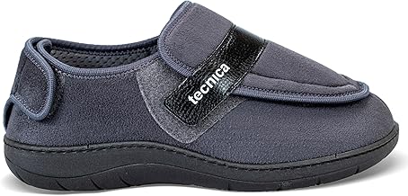 EXTRO STYLE - Orthopaedic Shoes for Women and Men, Technique 3A, for Post Operative Stages, Fragile Skin, Vascular Problems, Removable Footbed, Non-Slip Microfiber Shoes, Grey
