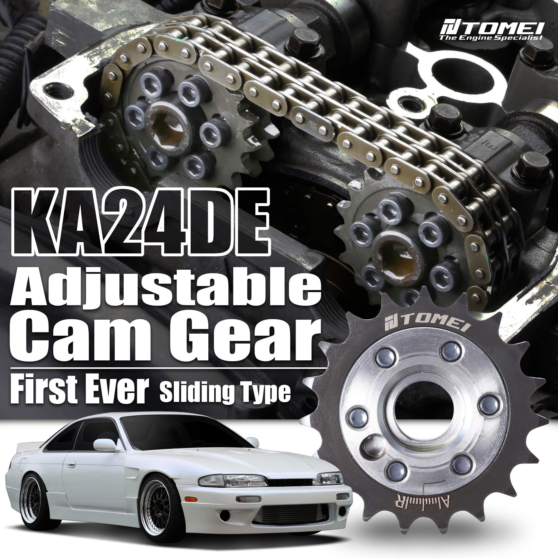 Amazon.com: Tomei Adjustable Cam Gear Compatible with 240SX KA24DE