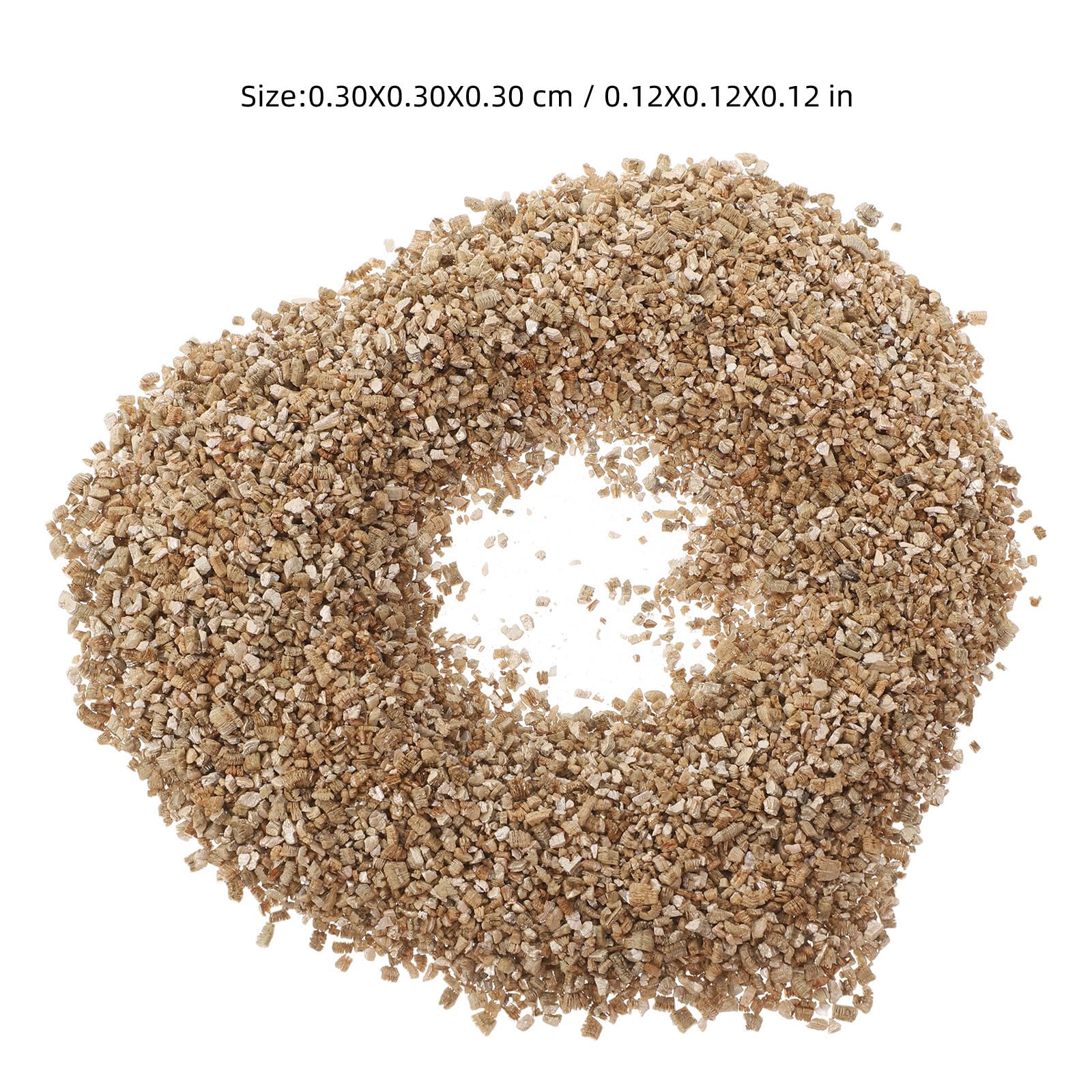 TOPBATHY Substrat de Vermiculite Expansé 800g Rétention D'humidité, Ph Neutre, pour Semis, Plateaux à Graines et Jardinage en Terrariums