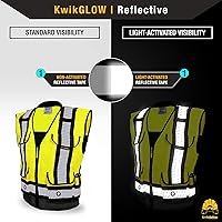 Vista 35 de KwikSafety - Charlotte, NC - GODFATHER Safety Vest [CUSHIONED COLLAR + TABLET POCKET] ANSI OSHA