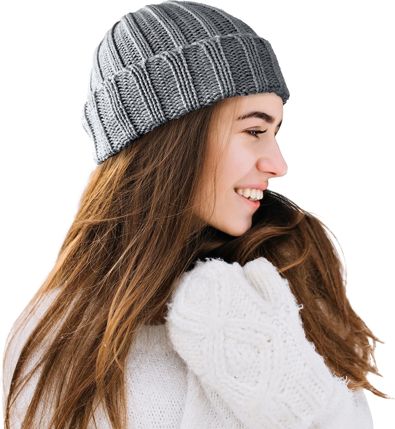 TINKUY Peru Alpaca Wool Men's & Women's Warm Soft Cuffed Slouchy Beanie Hat, Unisex, One Size - Image 2