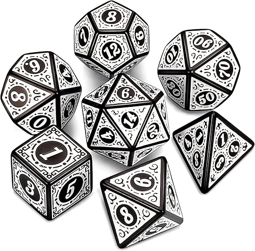 Miniatura 55 de CiaraQ DND - Juego de dados poliédricos para juegos de rol de Dungeons and Dragons RPG MTG, con 1 bolsa de dados (rosa + amarillo) Rosa +