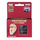 Protechs Reusable Music Ear Plugs, Perfect For Concerts, Reduces Pressure And Background Noise, 1 Pair With Travel Size Case, Easy Use With Comfort Fit, NRR 27, Black, Made In The USA