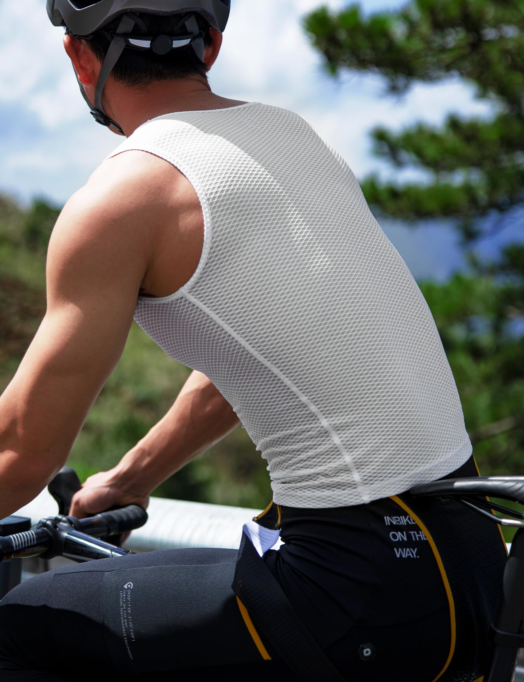 INBIKE Chalecos Deportivos para Hombre Verano Chaleco Absorbente de Sudor Camiseta sin Mangas Ciclismo Fitness Deportes al aire libre