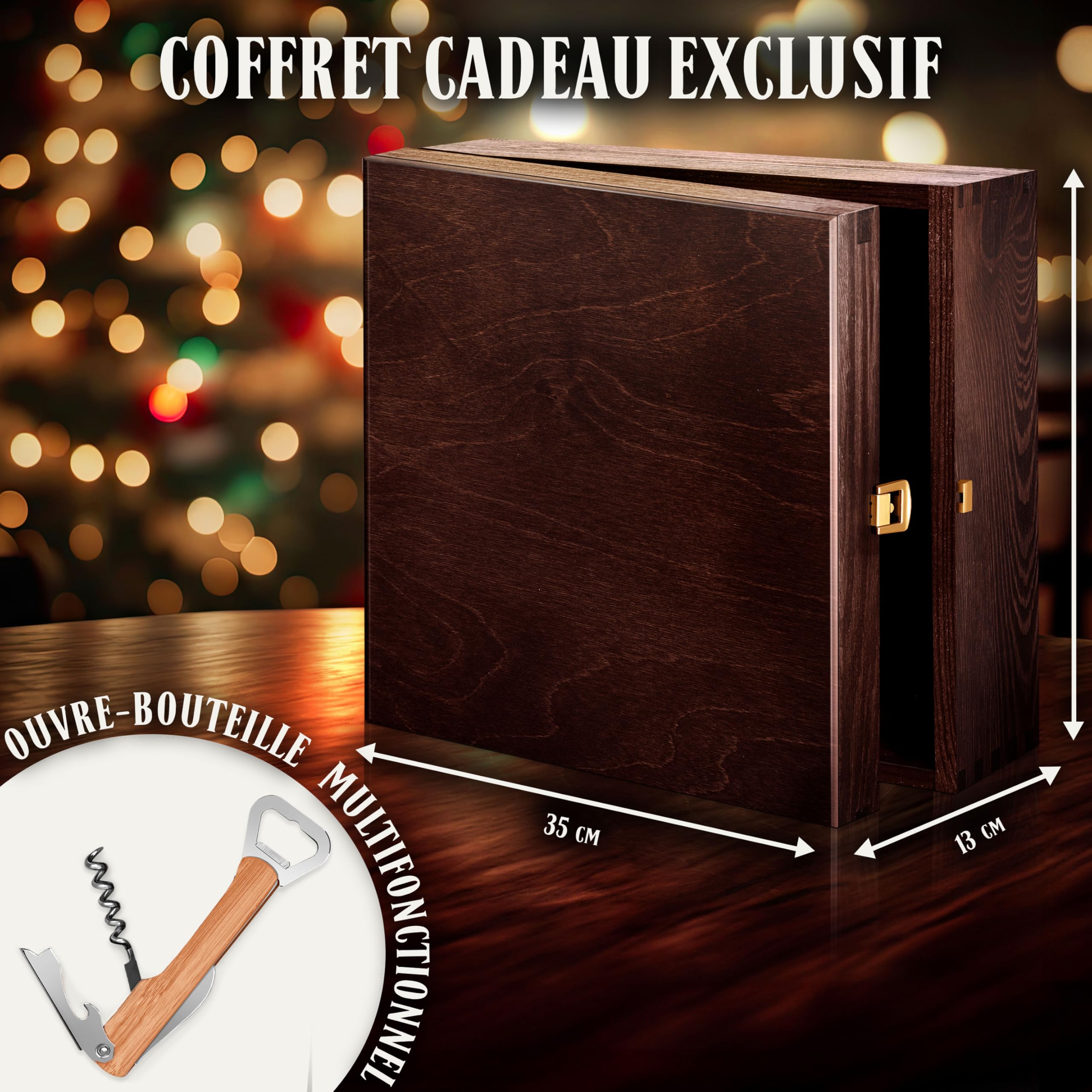 Maverton Carafe et 4/6 verres gravés - Ensemble personnalisé Cadeau Anniversaire Homme - Set élégant pour lui Carafe whisky 950ml au design unique - Verre a whisky - Cadeau Homme connaisseur -Couronne