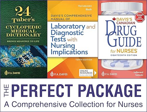 Perfect Package: Vallerand Canadian Drug Guide 18e &amp; Van Leeuwen Comp Man Lab &amp; Dx Tests 10e &amp; Tabers Med Dict 24e