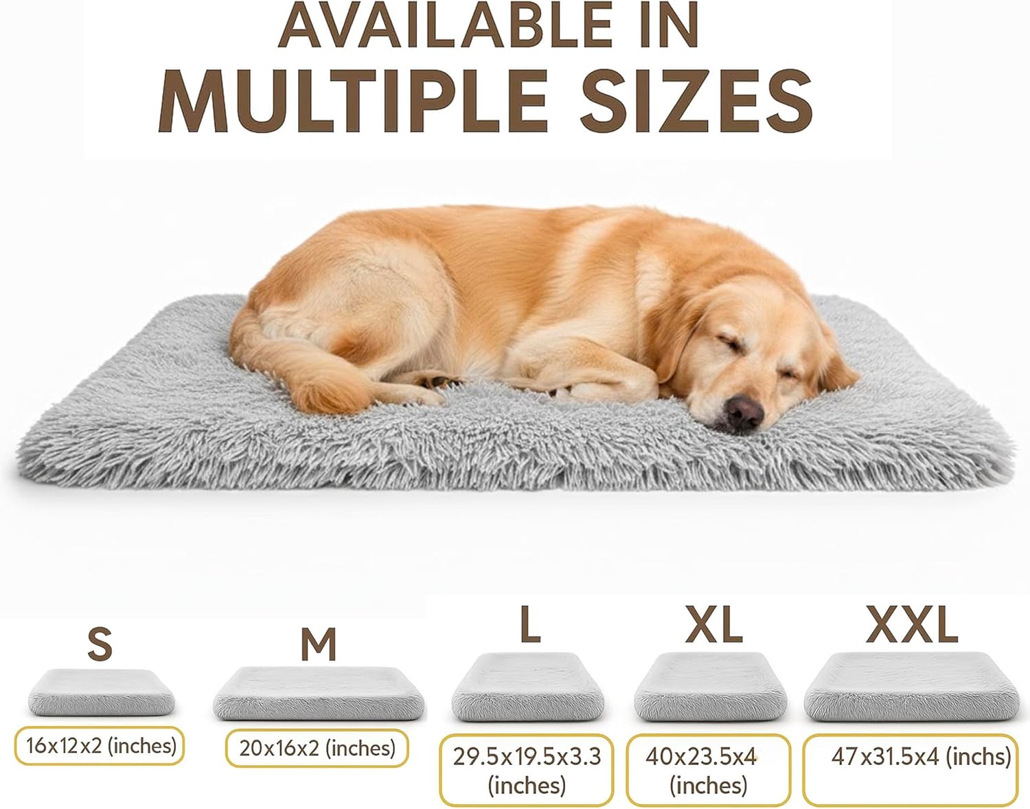 Dog Bed pet beds (X-Large)- Premium Quality, Washable & Portable, Eco-Friendly, Multiple Sizes, Stylish Design, Removable Cover, Size X-Large(39.37 X 23.62 X 3.93) inch