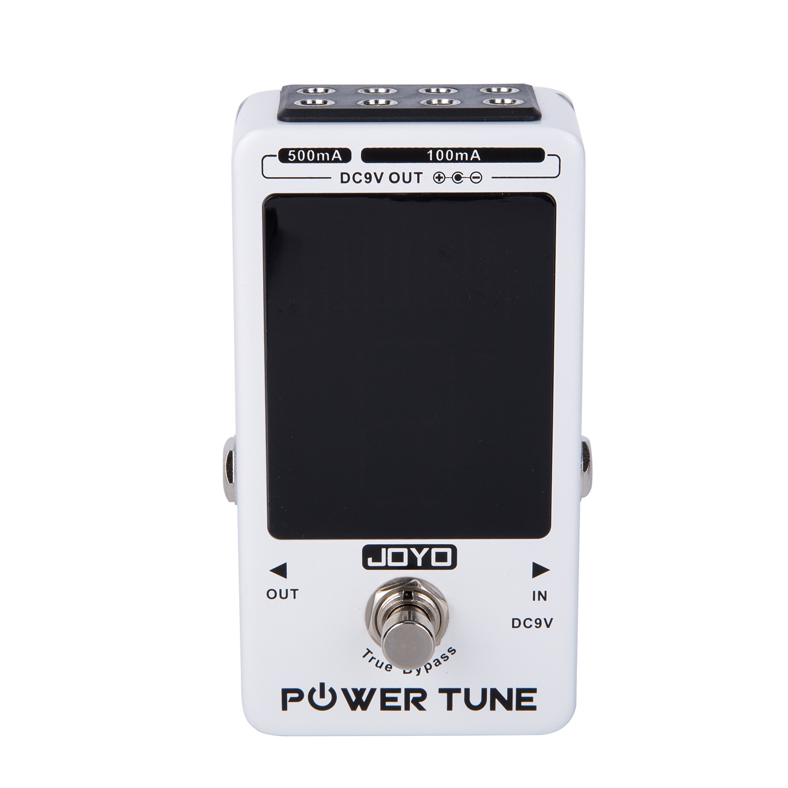 Muzizy Noise Gate Guitar Suppressor Effects Pedal - Mini Compact True Bypass - White (JOYO Power Tune)