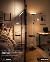 Lampadar LED LuminexDesigns AVEN MF18 pentru sufragerie, cu măsuță și lampă de citit 10