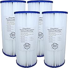 WPCFF975, FM-BB-10-5, ECP5-BB, W5CPHD, FXHSC AND WHKF-WHPLBB Alternative 5 Micron Water Filter Replacement Cartridge Qty4 by KleenWater