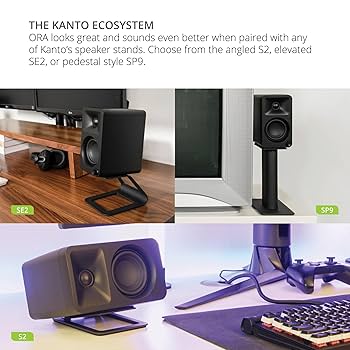 Knto Audio ORA (白) ほぼ新品 Kanto ORA (Matte White) Powered stereo speakers with