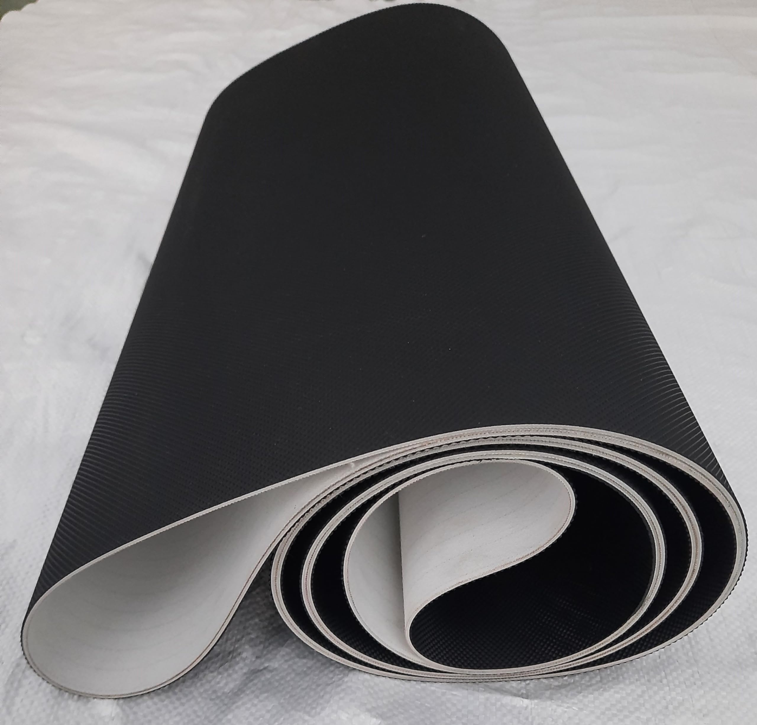 Generic Treadmill Belt (96 x 16 Inch) Black Flat Belt for Treadmill