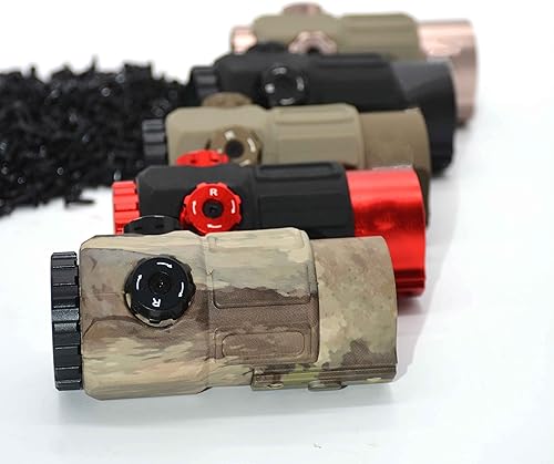 Miniatura 4 de 558+G45X Miras, 558 puntos rojos y verdes, vista holográfica G45X 5X Lupa Reflex Scope Combo con montaje de liberación rápida, ajuste de montaje de