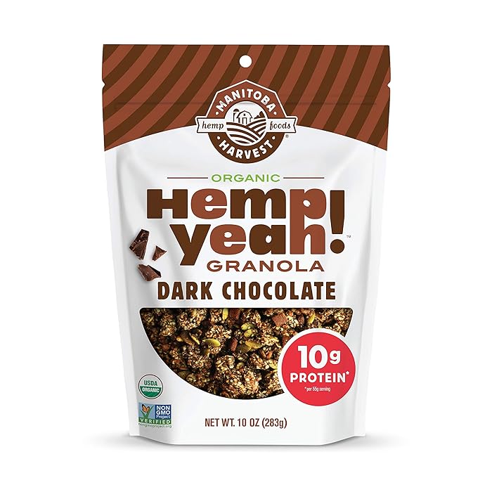 Buy Manitoba Harvest Hemp Yeah! Granola, Blueberry, 10oz, with 10 g of