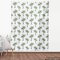 Vista 150 de Ambesonne Tela de Fiesta Popstar por Yarda, Estilo de Dibujos Animados Garabatos Dibujados a Mano Tema Musical Impresión de Arte Lineal, Tela