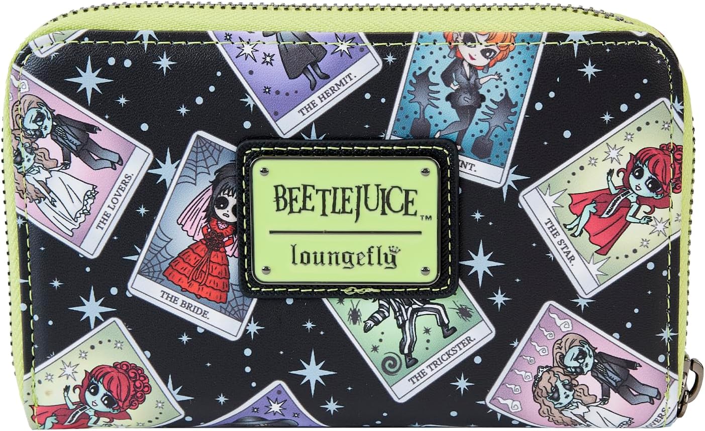 Loungefly Beetlejuice Tarot Cards Wallet, Amazon Exclusive