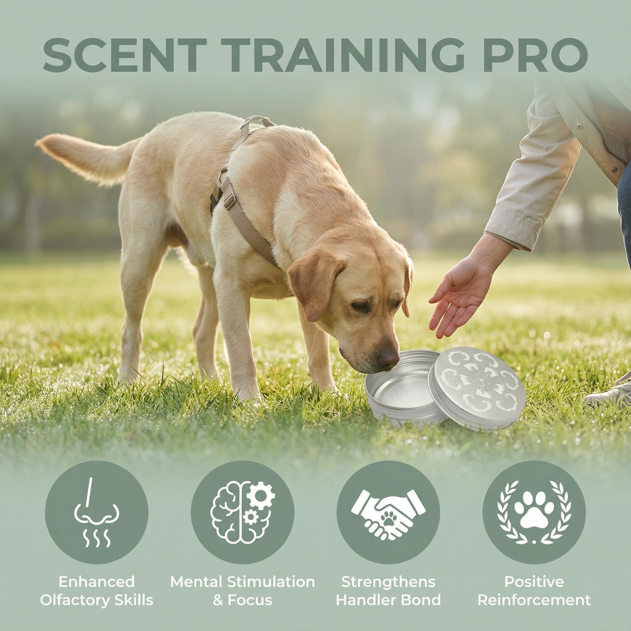 YAFIYGI 3 Pack Dog Scent Training Kit Nosework Containers for Dogs, Nose Work Supplies for Scent Training, Aluminum Dog Scent Boxes - image 4
