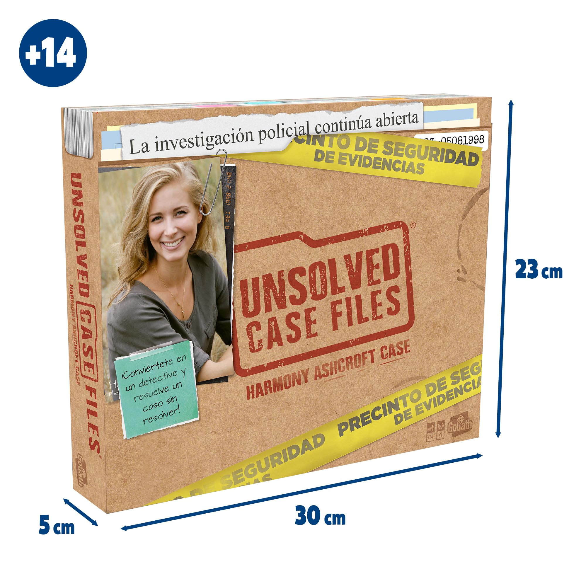 Bizak Unsolved Case Files Harmony Ashcroft, Jeu de mystère et de déduction pour résoudre Un Crime, Analyser des preuves réelles et des témoignages, expérience immersive, +14 Ans (64553080)