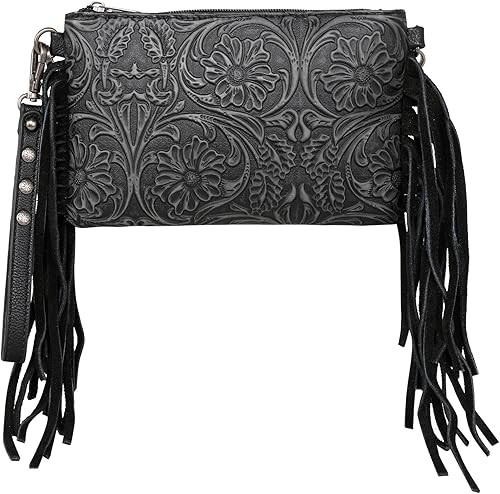Montana West Bolso cruzado estilo Western para mujer, bolso de mano de pulsera