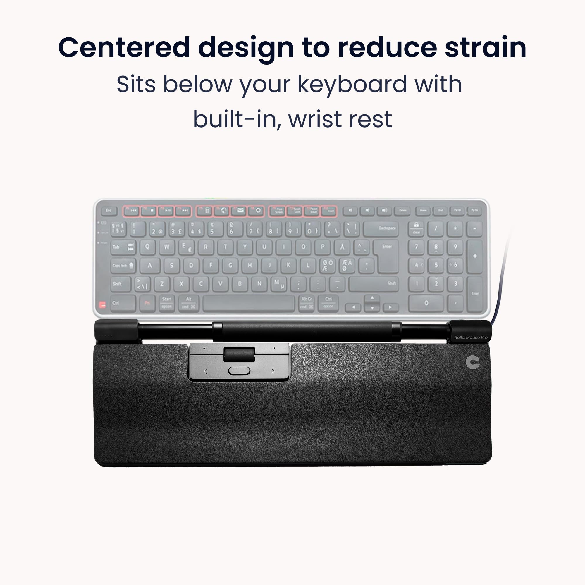 Amazon | Contour Design RollerMouse Pro 有線 (ヴィーガンレザー