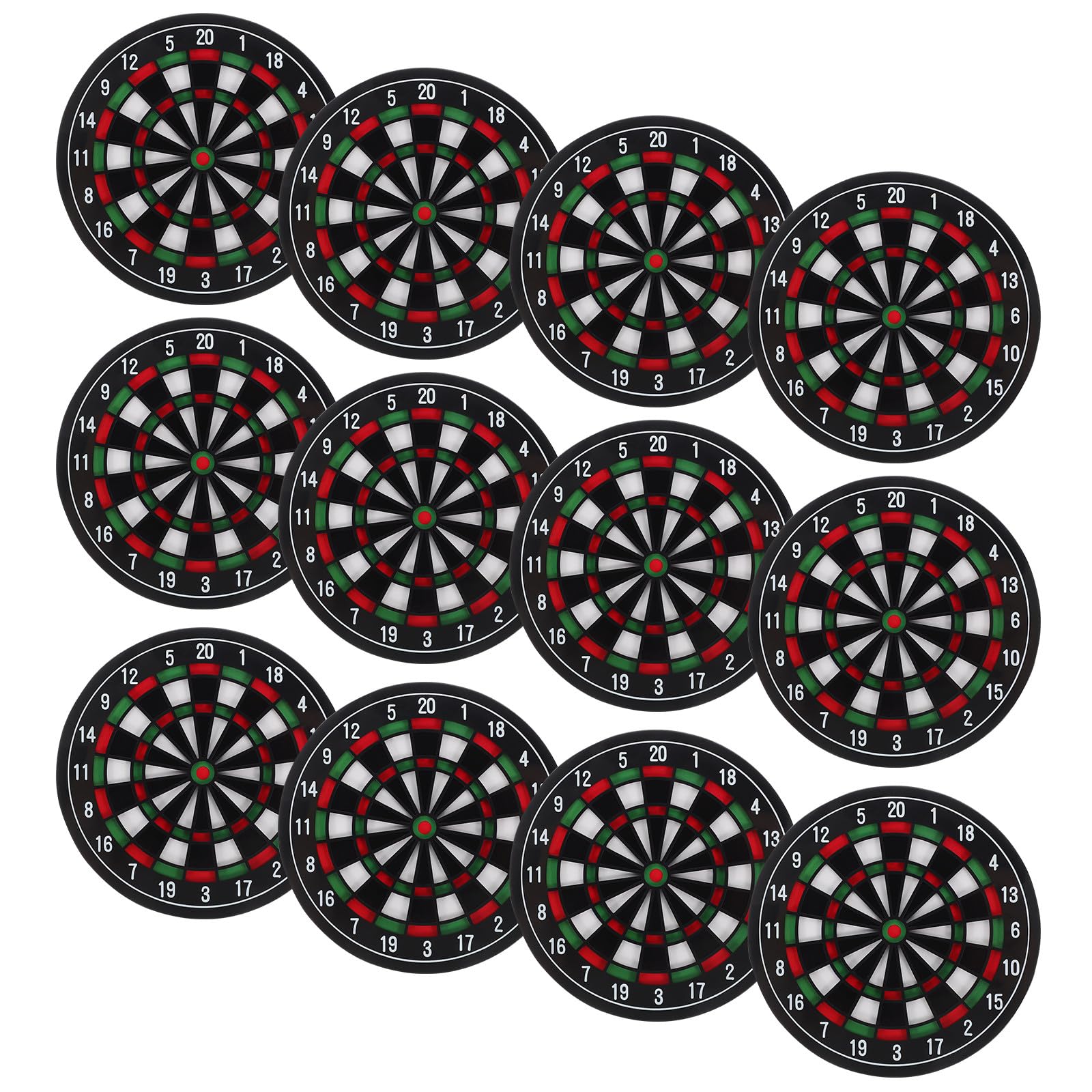 Posavasos Antideslizantes Diseño de Diana, 12 Unidades, Color Negro, Material Abs Resistente, Protector de Mesa Adecuado para Bebidas Calientes y Decoración de Hogar
