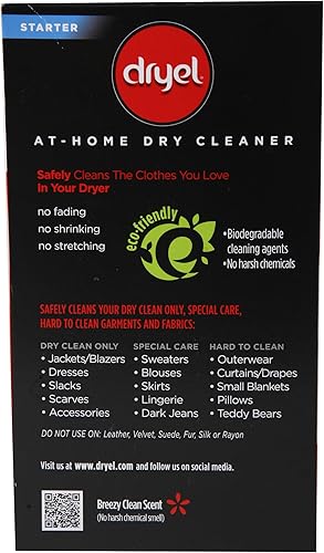 Miniatura 2 de Dryel Kit de inicio de limpieza en seco en casa, fragancia brisa limpia 1 Kit