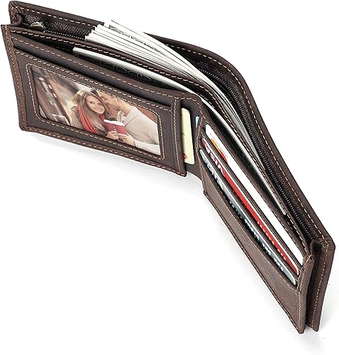 Miniatura 4 de Cartera personalizada grabada para marido, novio, papá, cumpleaños, día del padre, Navidad, aniversario, San Valentín, graduación, boda, mensajes de