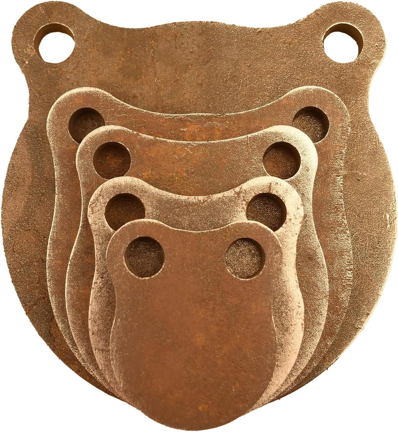 AR500 Steel Gong Shooting Targets 5-Pack (3", 4", 5", 6", 8") - 1/2" Thick, Rifle-Rated by HDSteelTargets
