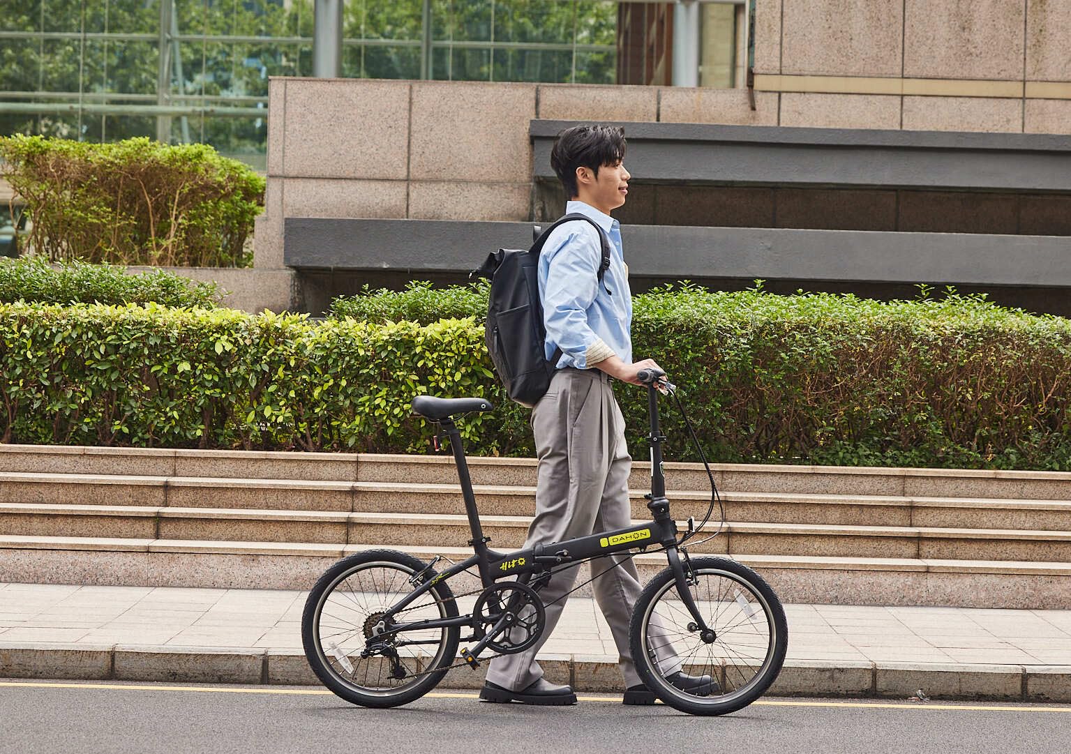 Dahon HIT Bicicletta Pieghevole 20 Pollici Adulti 6 Velocità Freni a V Sistema di Piegatura Rapido, Cyclette Portatile Alluminio Città Folding Bike Unisex