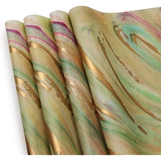 KidsyWinsy Handpainted Gift Wrap Paper Pack of 6