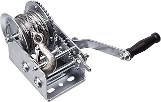 Big Roc HW2000 Hand Winch 2000lbs, Cable x 10M - coolthings.us