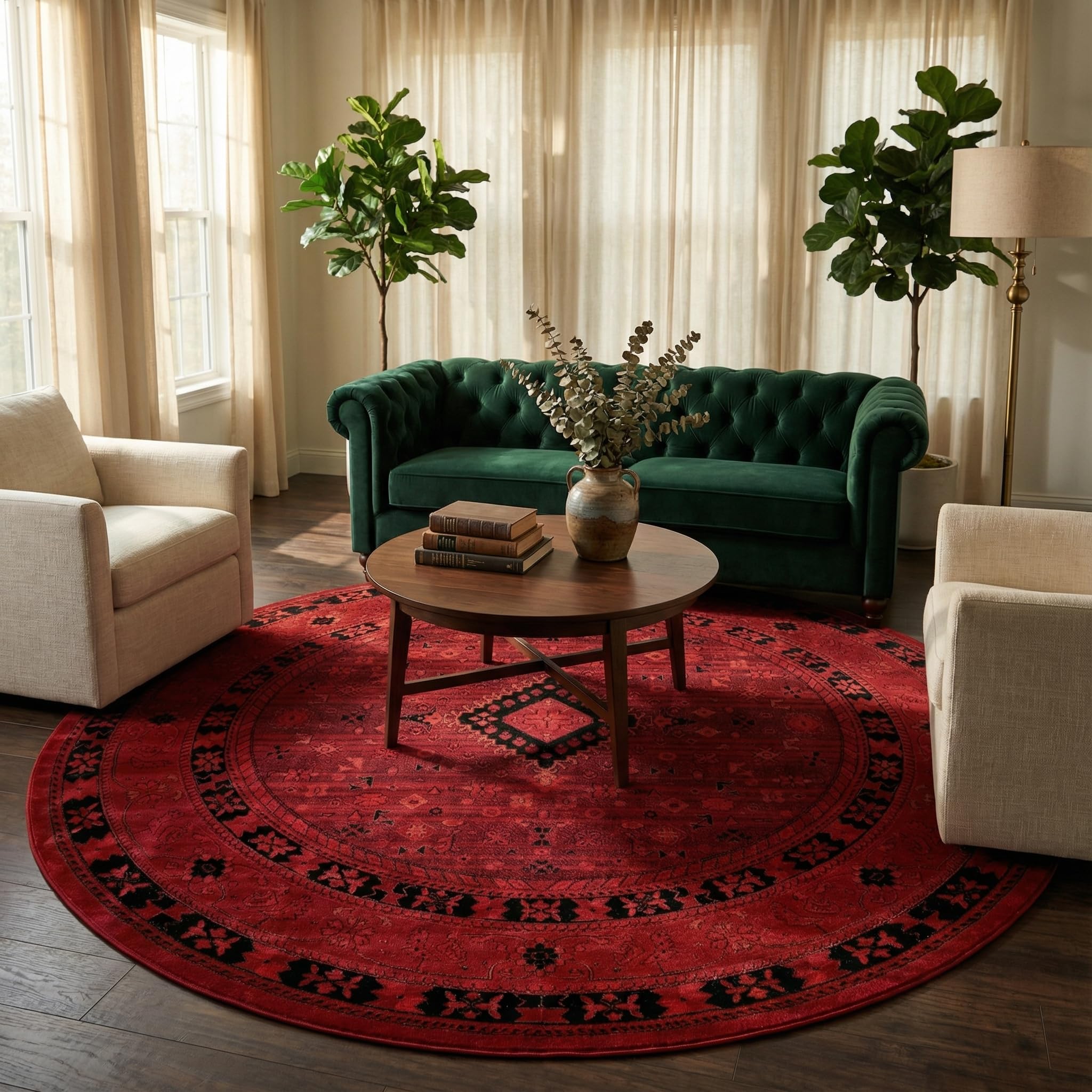 Unique Loom Tekke Collection Area Rug
