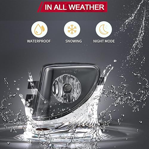 Miniatura 5 de Luces antiniebla compatibles con BMW 528i 535i 550i xDrive Sedan, ActiveHybrid 2011 2012 2013 5 Sedan F10 F11 5 Series 2 piezas lente transparente