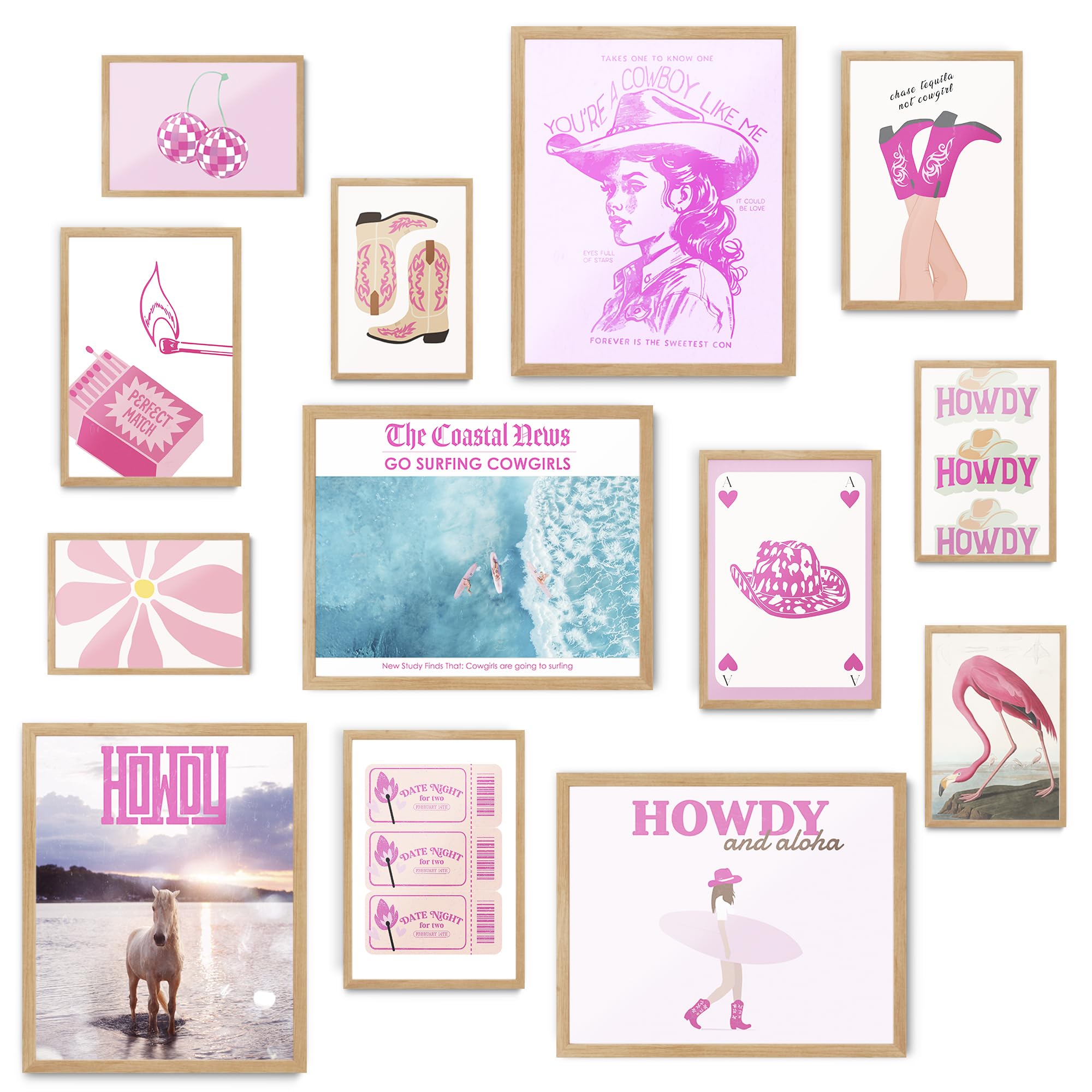 Amazon.com: Fardes Coastal Cowgirl Decor, Pink Coastal Granddaughter ...