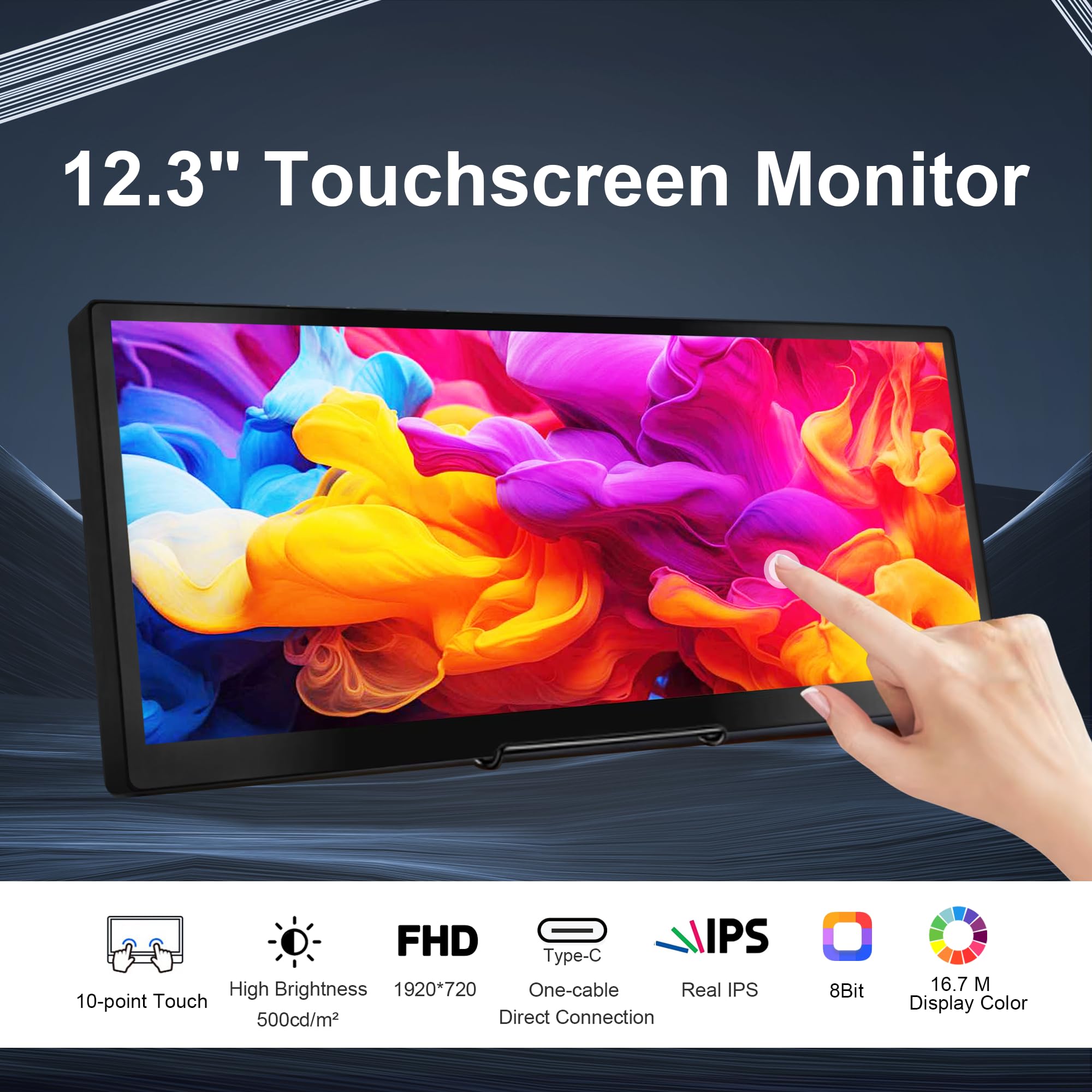 Amazon.co.jp: wisecoco 12.3インチ タッチスクリーン セカンダリ