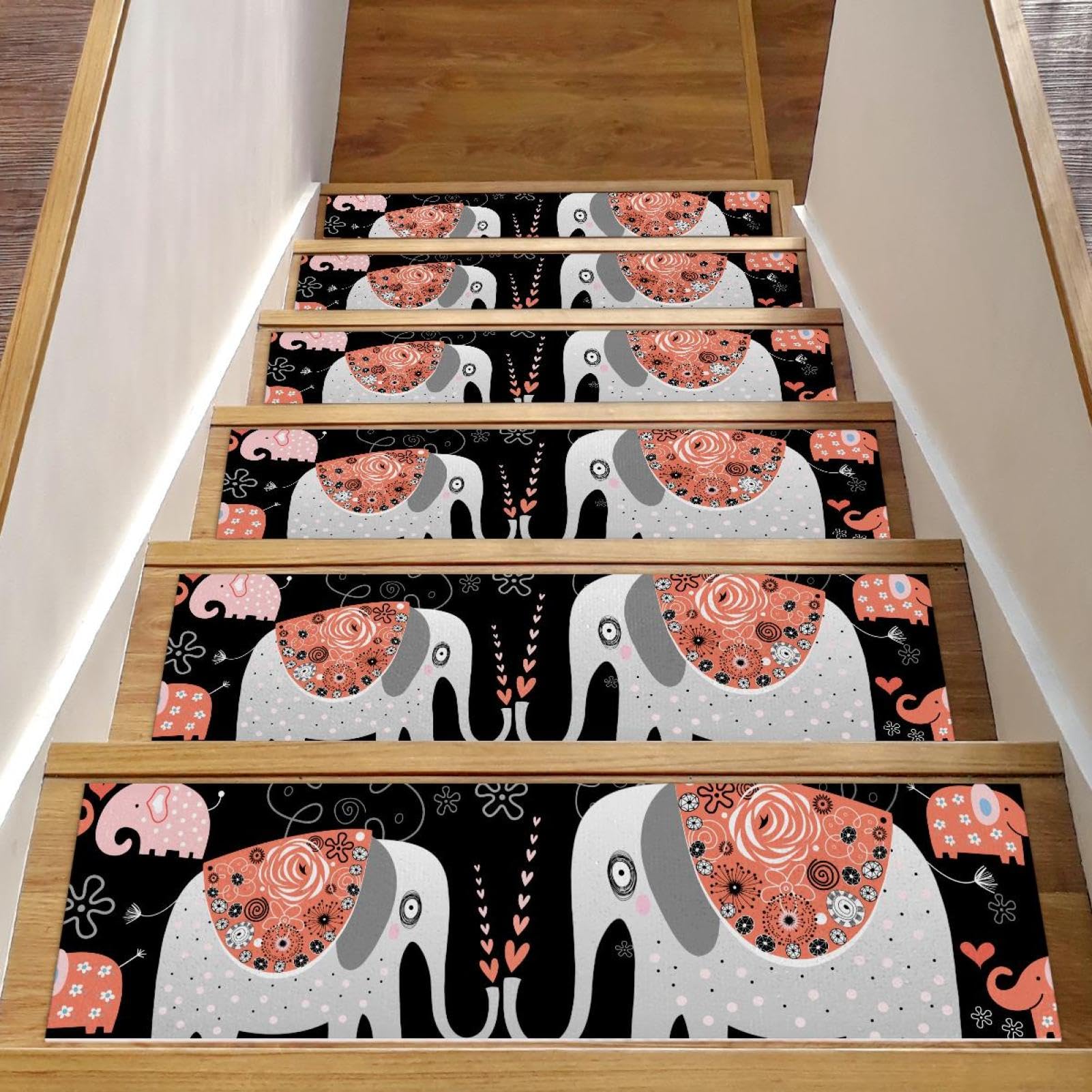 Alfombras para escaleras con base antideslizante y protección textil