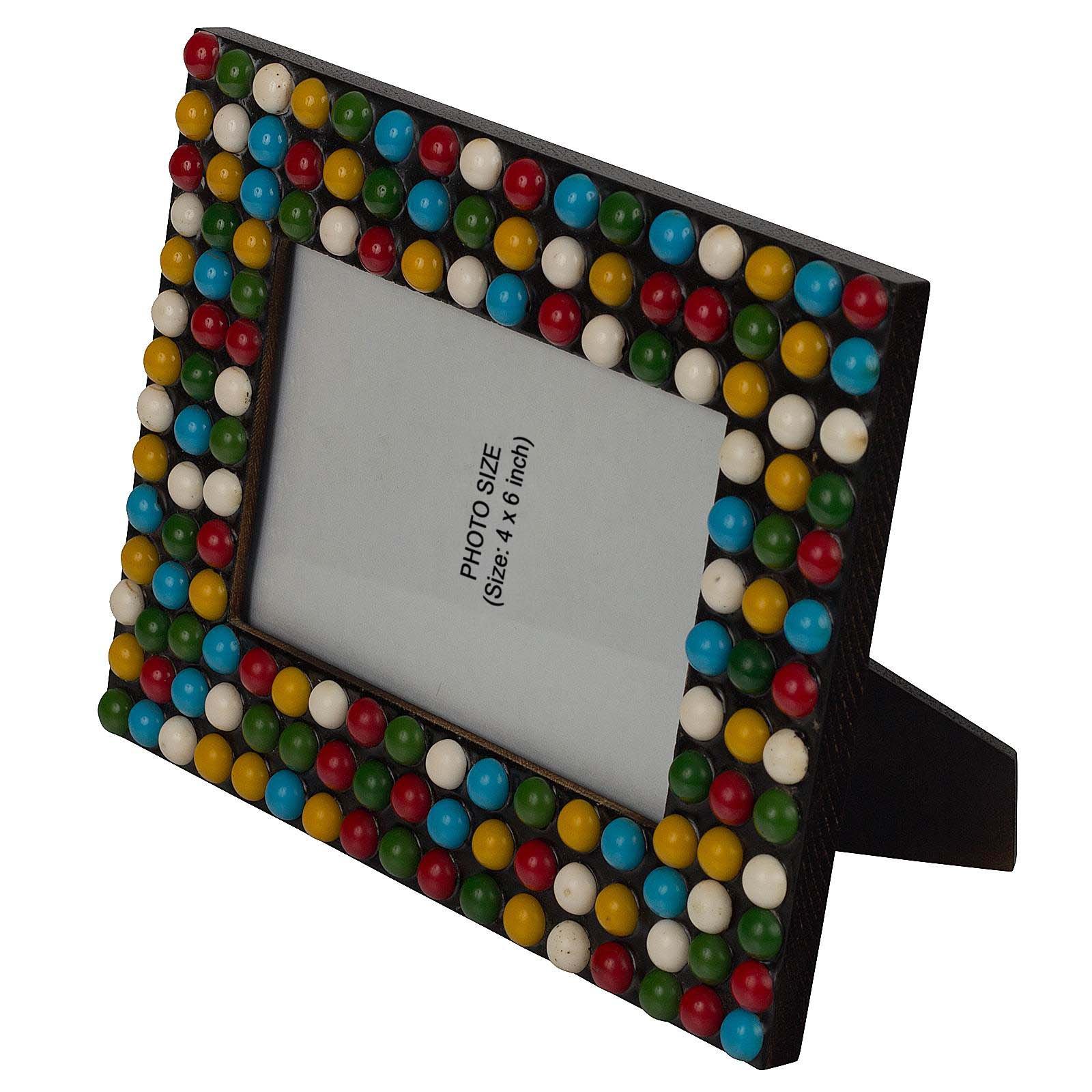 Fine Craft India Wooden Photo Frame Photo Size 4 x 6 inch MPN-Wooden_Photo_Frame_14 - Image 2 thumbnail