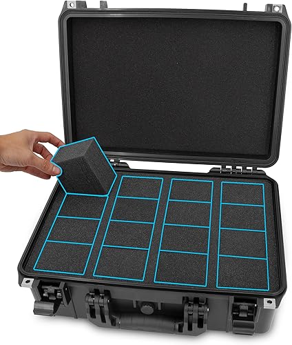 Miniatura 8 de CASEMATIX Funda de tarjeta graduada Pro Edition compatible con más de 120 tarjetas comerciales deportivas BGS PSA, caja de tarjetas comerciales de