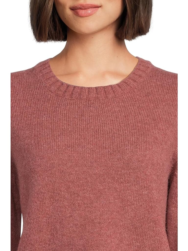 Pink Pendleton Relaxed Shetland Collection Crew Sweater