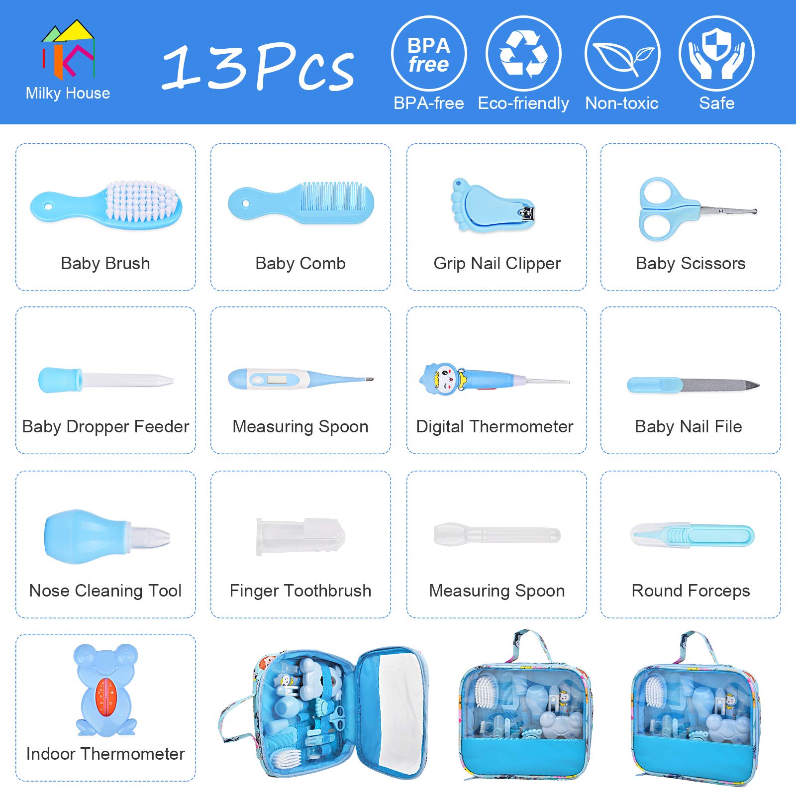 Buy Baby Healthcare and Grooming Kits, 13In1 Baby Grooming Health Kit