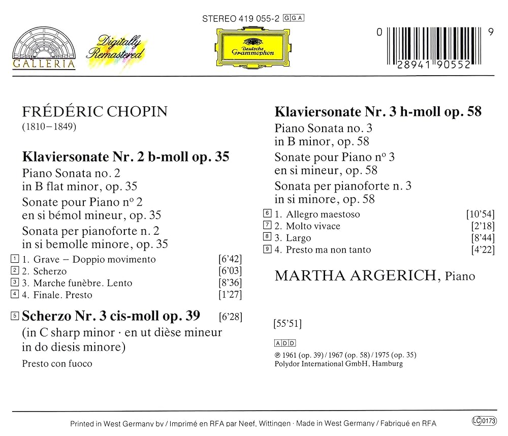 Amazon.co.jp: Piano Sonatas 2 & 3 / Scherzo 3: Music