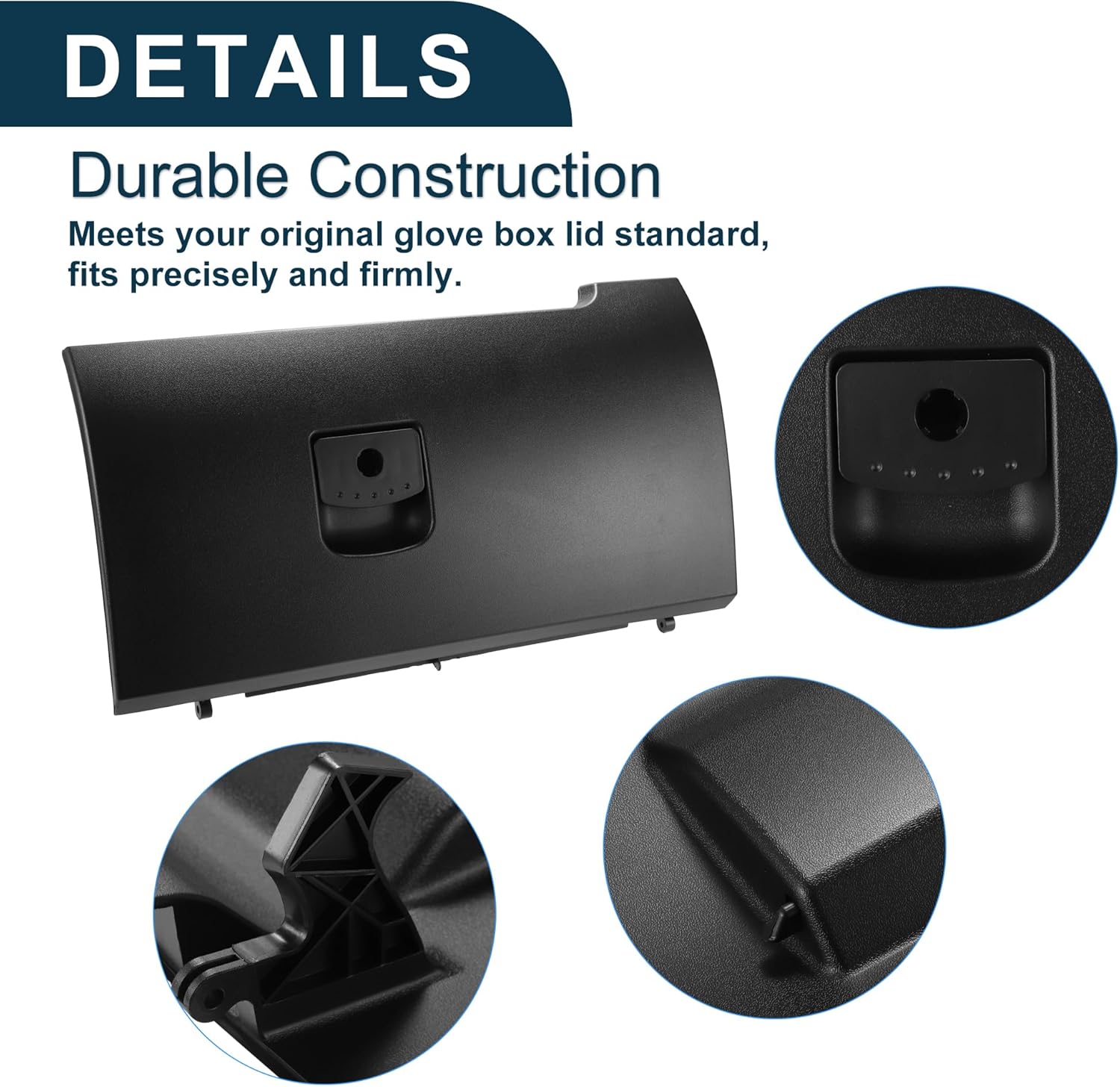 Dash Glove Box Door Lid Cover for Volkswagen Beetle 2006-2010 Sturdy No.1C1880247R | Glove Compartment Lid Black 1pc