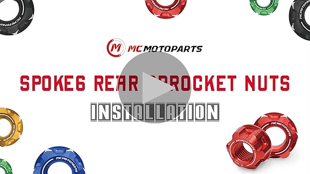 マタマタ　根付 Amazon.com: MC MOTOPARTS Racing Rear Sprocket Nuts Set