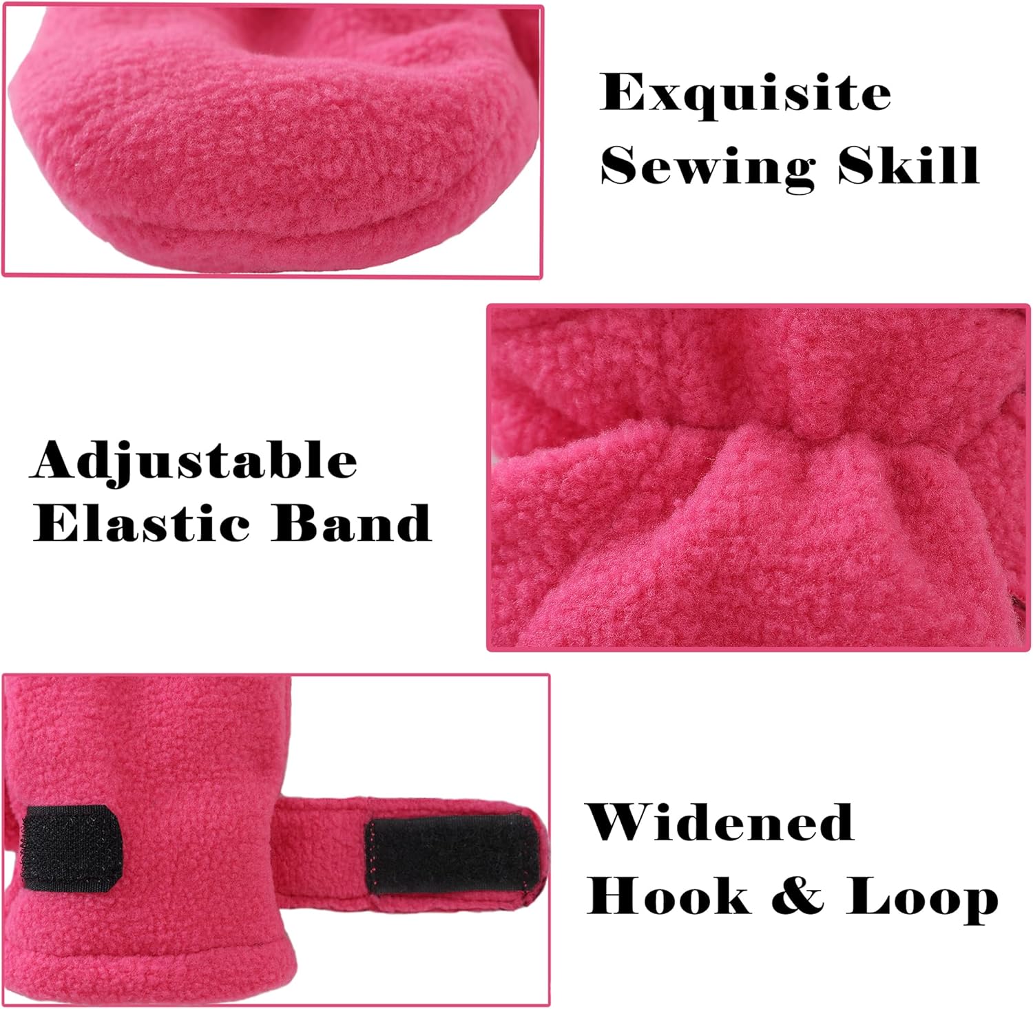 Baby Toddler Mittens 3Pack Boys Girls Winter Outdoor Gloves Kids Easy-On Fleece Warm Mittens - Image 2