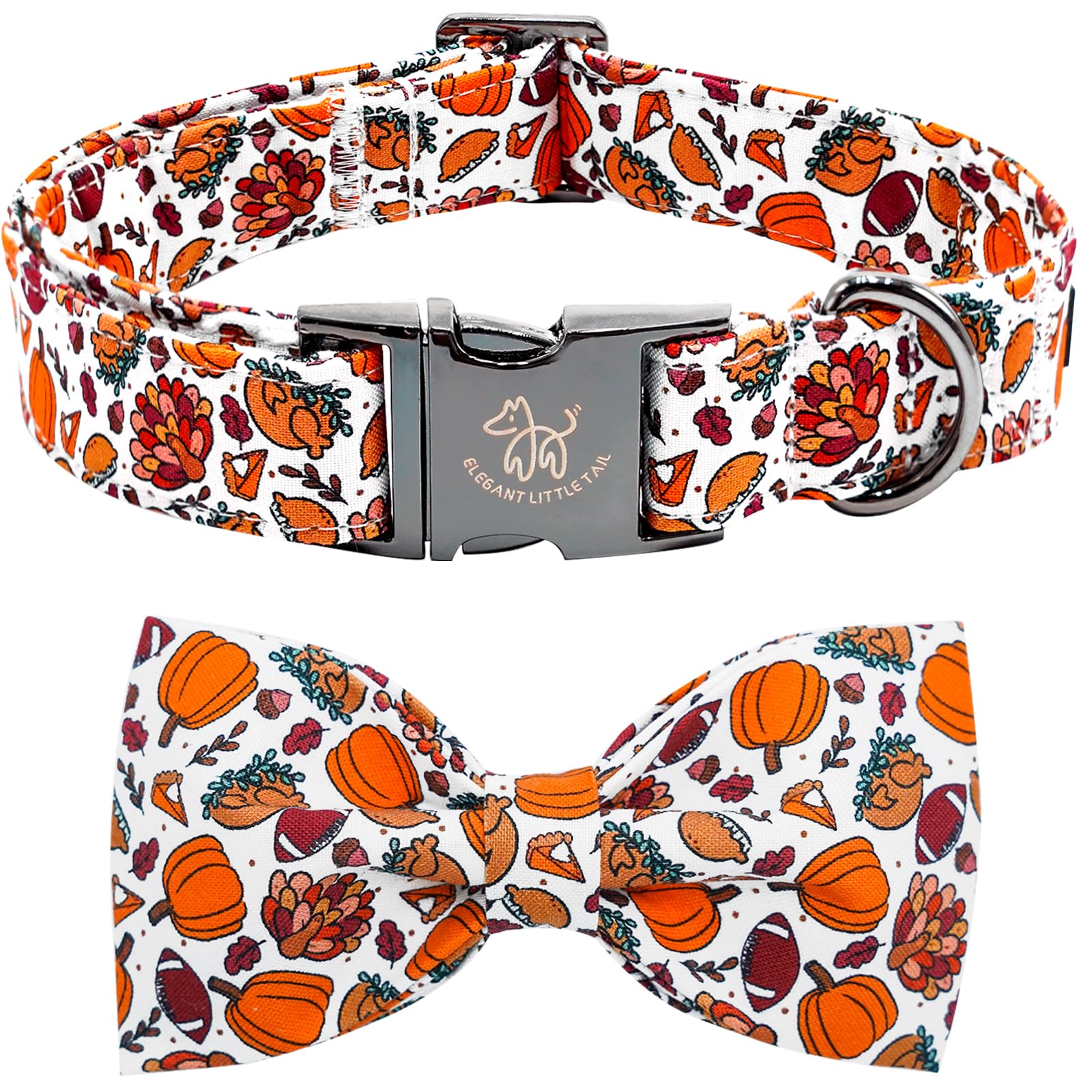 Collier pour chien en coton haut de gamme boucle en métal robuste et finitions soignées imprimées
